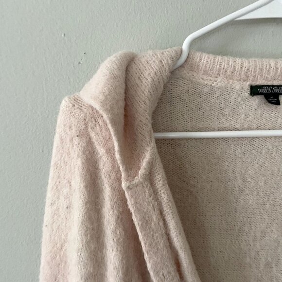 Wild Fable light pink button down cardigan sweater oversized comfortable - Picture 2 of 6